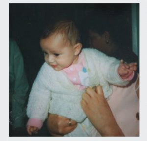 Polaroid Frame Baby Pic